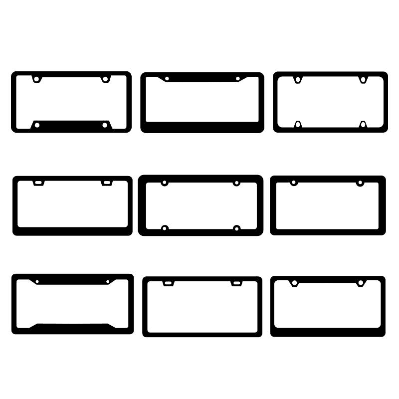 License Plate Frame option 7